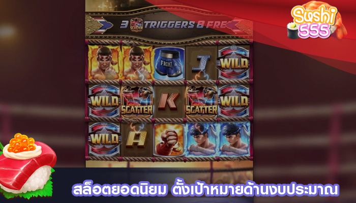 สล็อตยอดนิยม ตั้งเป้าหมายด้านงบประมาณ