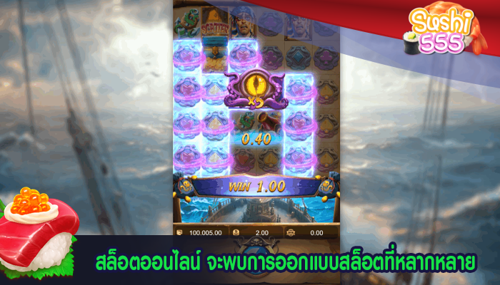สล็อตออนไลน์ จะพบการออกแบบสล็อตที่หลากหลาย