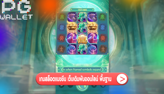 เกมสล็อตแมชชีน เว็บเดิมพันออนไลน์ พื้นฐาน